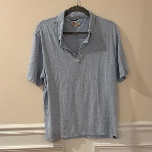 Faherty Sky Blue Polo Shirt